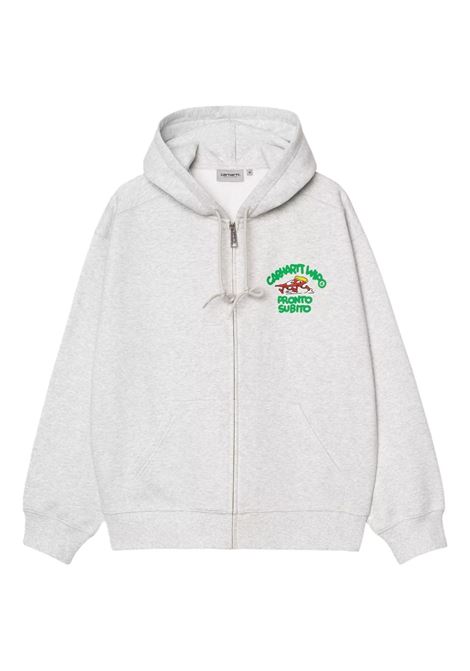 hooded pronto sweatshirt man grey CARHARTT WIP | I035177482.XX